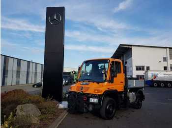 Camión caja abierta Unimog Mercedes-Benz U300 4x4 Hydraulik Standheizung: foto 1