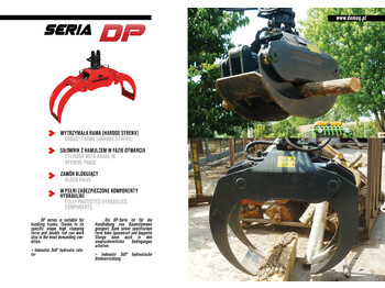 Pinza de manipulación para Maquinaria de construcción nuevo DEMOQ DP032 Log Grab 270 kg: foto 3