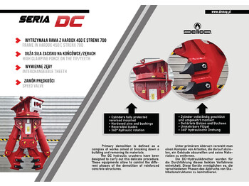 Cizalla de demolición para Excavadora nuevo DEMOQ DC03  Hydraulic Demolition Crusher 275 KG: foto 3