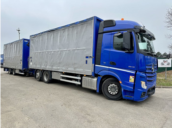 Camión grúa Mercedes-Benz Actros 2645 6x2 105m³ JUMBO + RETARDER + CRANE PALFINGER PK 19.001 SLD (4x) + RADIO - *FULL AIR* - FRIGO - EURO 6 - SAF AXLES - BELGIAN TRUCK: foto 2