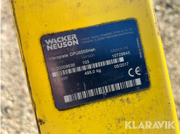 Plancha reversible Pladevibrator Wacker Neuson DPU 6555: foto 5