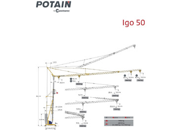 Grúa automontante POTAIN