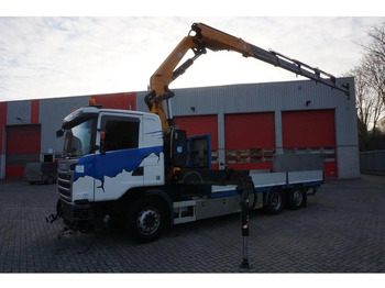 Camión grúa Scania G490 / ENGINE RUNNING / RETARDER / EFFER 255-5S CRANE REMOTE / PLATFORM / FULL-AIR / AUTOMATIC / EURO-6 / 2014: foto 3