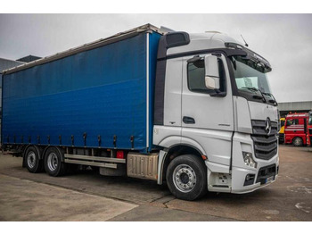 Camión lona Mercedes ACTROS 2548-6X2+E6+VOITH-(+remorque: +5.000 € ): foto 2