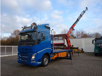 Camión grúa, Camión caja abierta Volvo FH 500 Container Pritsche + PK 38502 Kran: foto 5