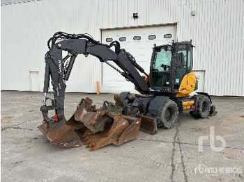 Excavadora de ruedas MECALAC