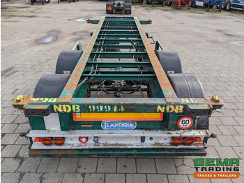 Semirremolque portacontenedore/ Intercambiable Flandria OP CC 2A 20FT 2-Assen ROR DrumBrakes - Leaf Suspension - 3120KG (O1789): foto 5