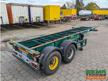 Semirremolque portacontenedore/ Intercambiable Flandria OP CC 2A 20FT 2-Assen ROR DrumBrakes - Leaf Suspension - 3120KG (O1789): foto 2