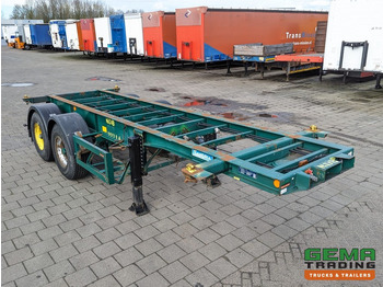 Semirremolque portacontenedore/ Intercambiable Flandria OP CC 2A 20FT 2-Assen ROR DrumBrakes - Leaf Suspension - 3120KG (O1789): foto 4