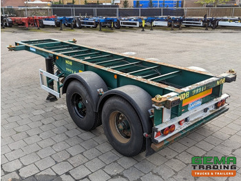 Semirremolque portacontenedore/ Intercambiable Flandria OP CC 2A 20FT 2-Assen ROR DrumBrakes - Leaf Suspension - 3120KG (O1789): foto 3