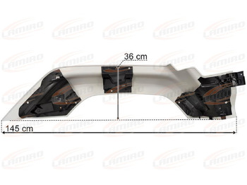 Guardabarros para Camión nuevo DAF XF 21- WHEEL BROW LEFT: foto 3