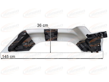 Guardabarros para Camión nuevo DAF XG XG+ 21- WHEEL BROW LEFT: foto 3