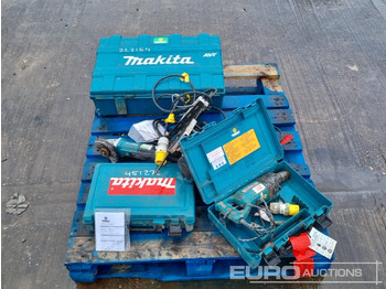 Equipo de construcción Makita 110Volt AVT HR5212C Hammer Drill, RP1801 Plunge Router, 9565P Angle Grinder, GA50 Angle Grinder, 8406 Core Drill (2 of): foto 5