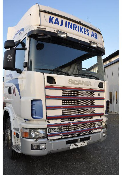 Camión portacontenedore/ Intercambiable Scania 124 6X2 470: foto 15