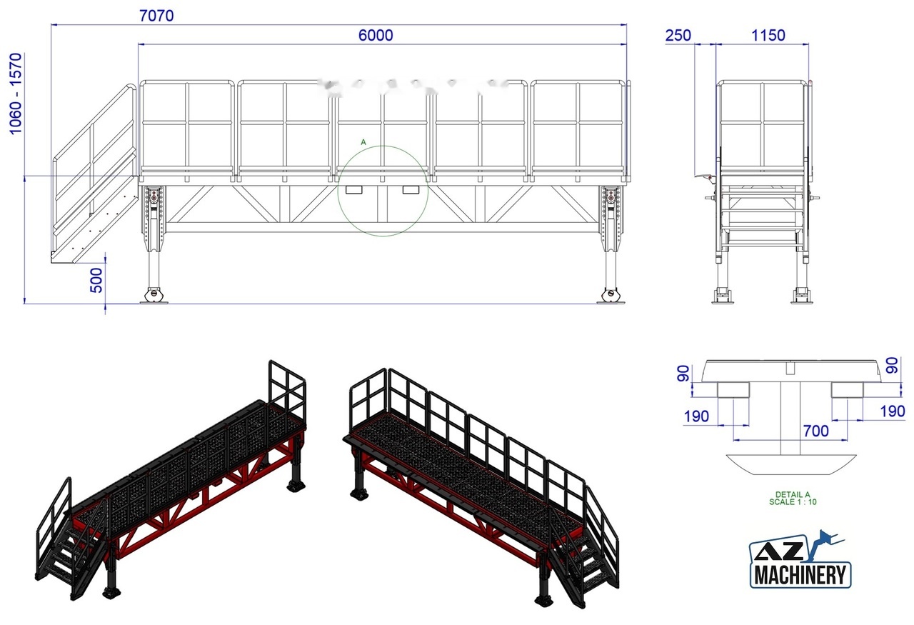 Rampa de carga nuevo AZ RAMP DISPATCH M-L-7070 loading ramp: foto 11