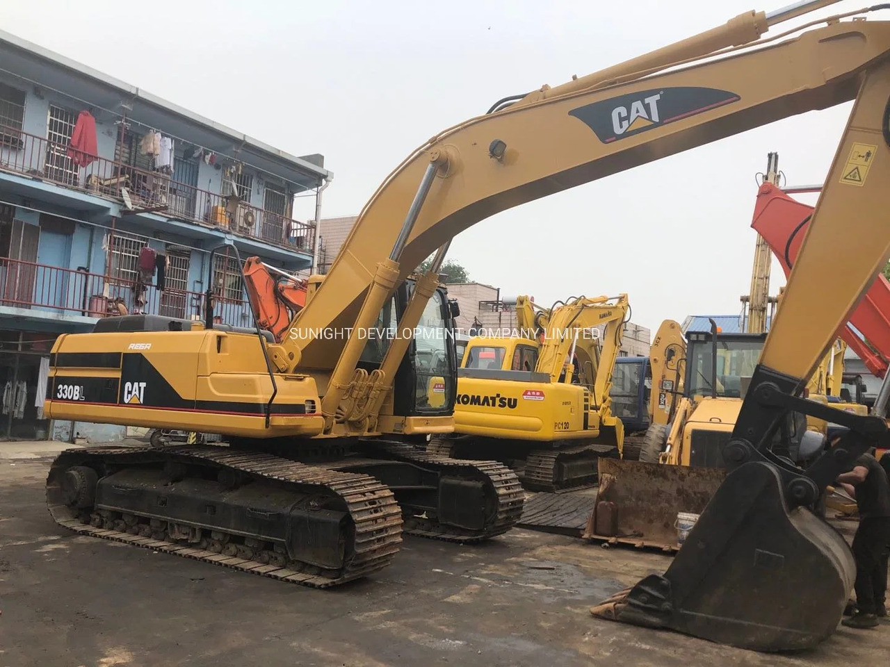 Excavadora de cadenas 30t Heavy Duty Japan Origin Semi Automic Caterpillar 330b 330bl 330 Cralwer Excavator: foto 10