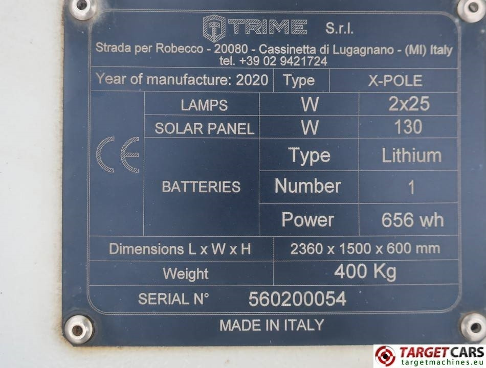 Torre de iluminación Trime X-Pole 2x25W Led Solar Tower Light: foto 11