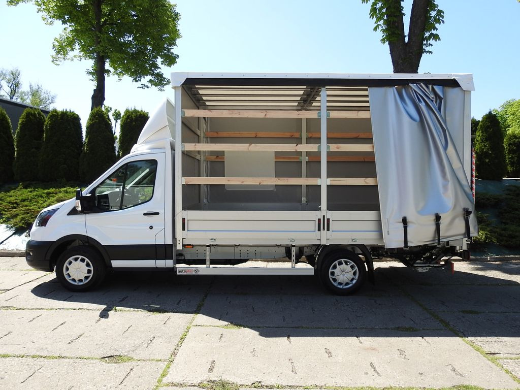 Furgoneta con lona nuevo Ford TRANSIT PRITSCHE PLANE 8 PALETTEN AUFZUG A/C: foto 9