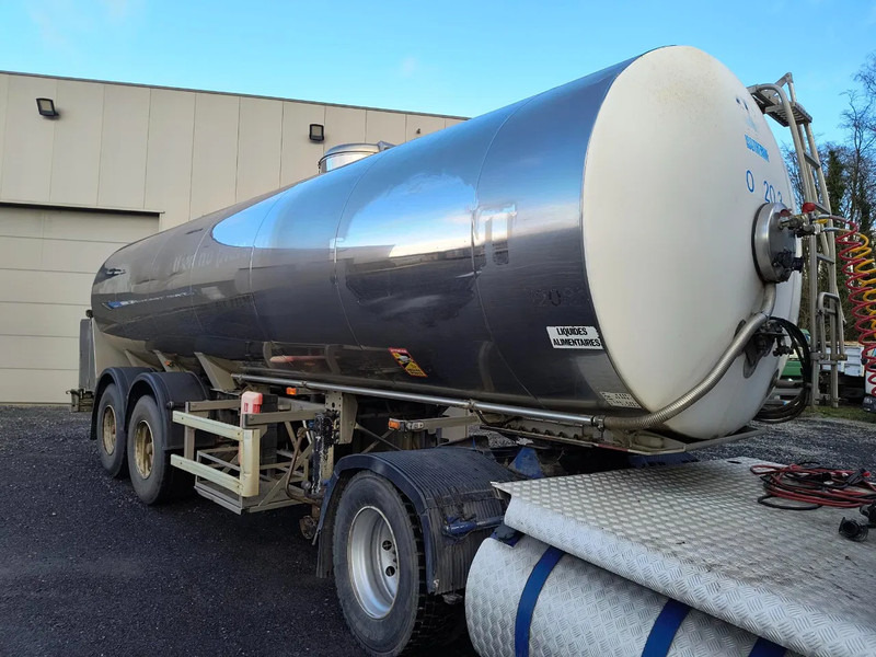 Semirremolque cisterna para transporte de leche MAISONNEUVE 25000L INSULATED INOX TANK: foto 7