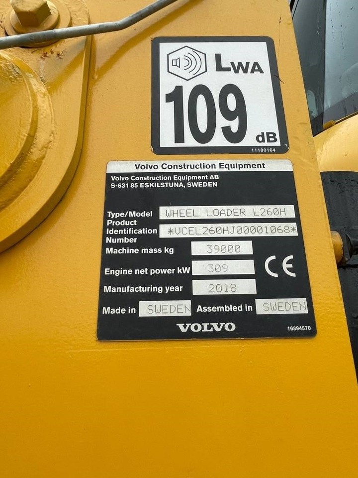 Leasing para Volvo L 260 H  Volvo L 260 H: foto 10