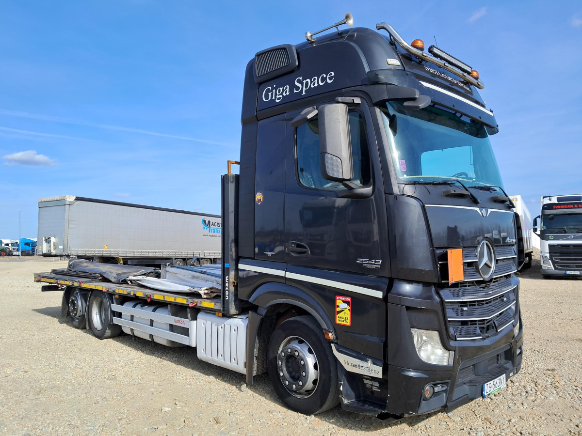 Camión lona MERCEDES BENZ ACTROS SOLÓWKA + PRZYCZEPA WIELTON: foto 1