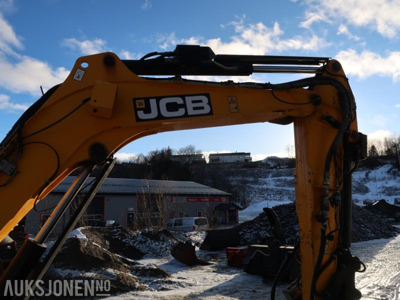 Leasing para  2016 JCB 51R-1 Gravemaskin - Engcon tiltrotator - Pusskuffe - Graveskuffe - Smalskuffe - Sentralsmøring - Sertifisert 2016 JCB 51R-1 Gravemaskin - Engcon tiltrotator - Pusskuffe - Graveskuffe - Smalskuffe - Sentralsmøring - Sertifisert: foto 6