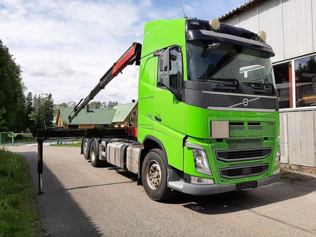 Camión multibasculante Volvo FH500 6X2 PALIFT + HMF 2120 K5: foto 7