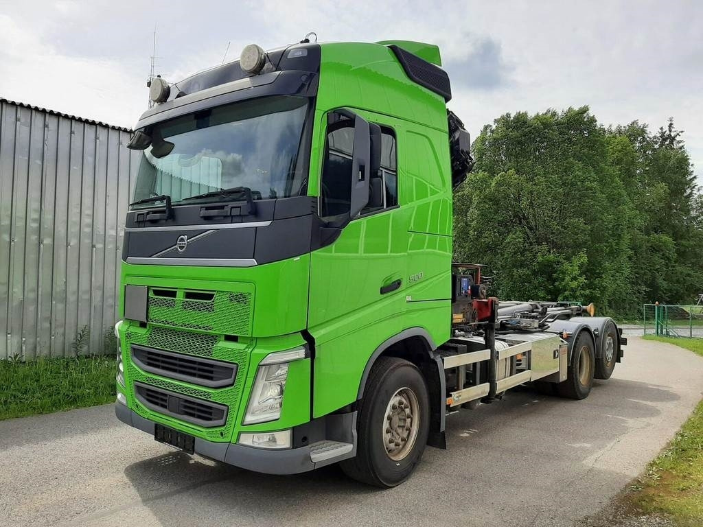 Camión multibasculante Volvo FH500 6X2 PALIFT + HMF 2120 K5: foto 2