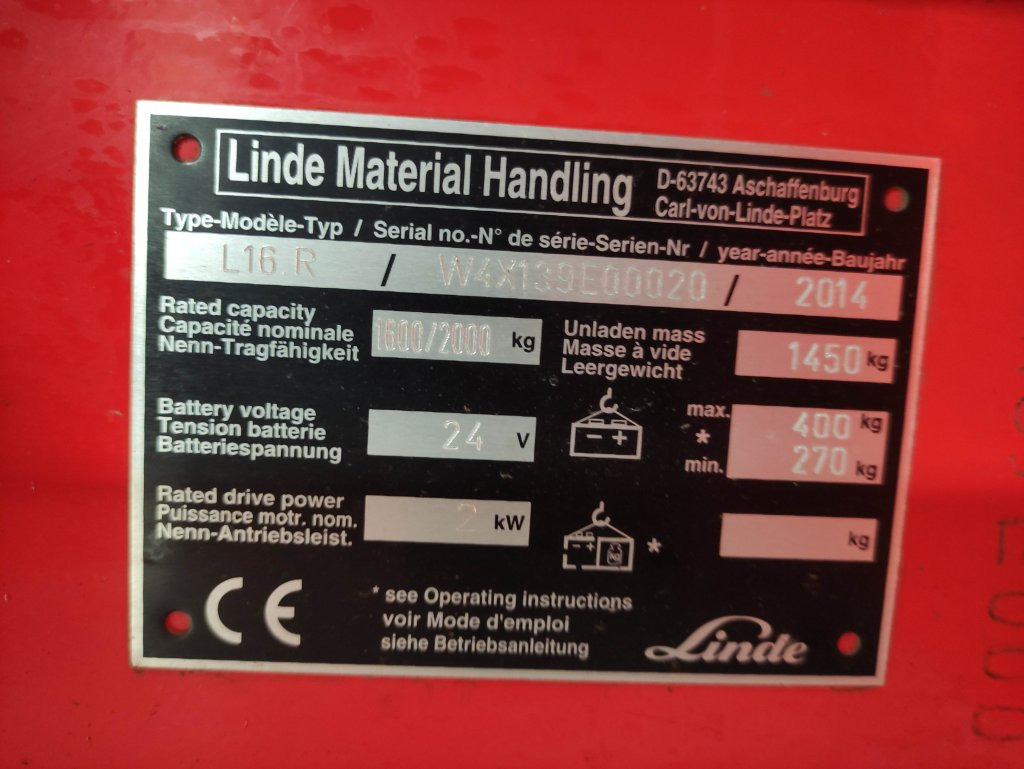 Retráctil Linde L16R: foto 6