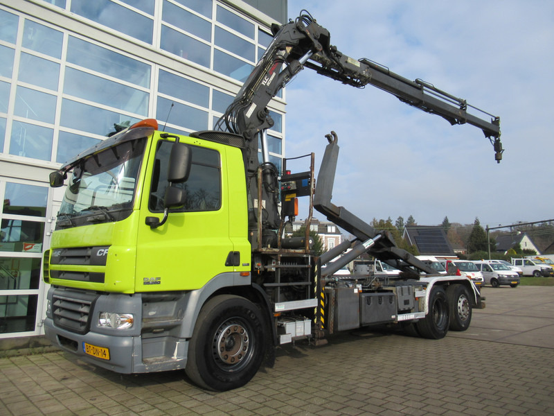 Camión multibasculante, Camión grúa DAF CF 85 VDL Haak - Atlas Terex 240.2E Kraan: foto 16