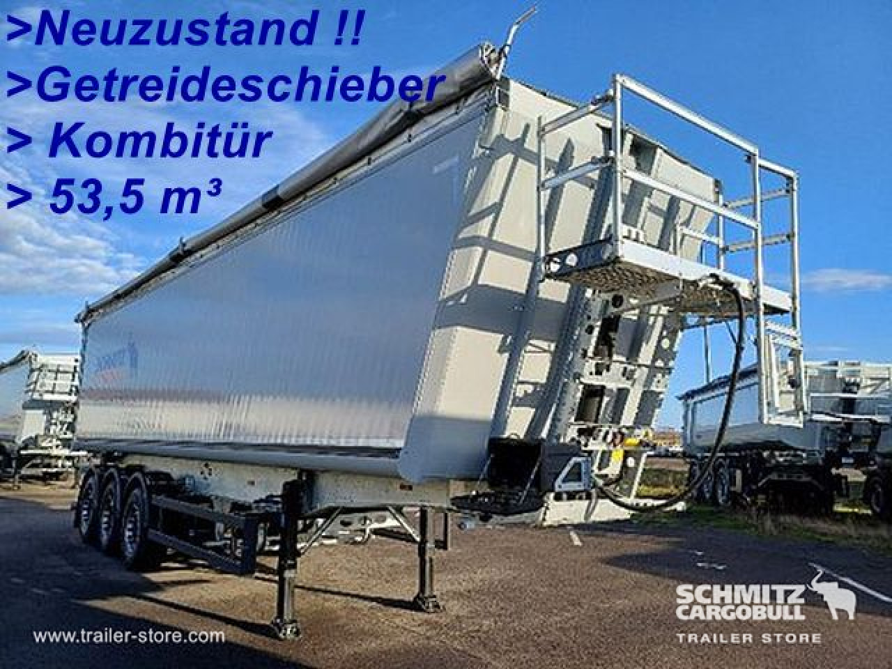 Semirremolque volquete nuevo SCHMITZ Auflieger Kipper Alukastenmulde 58m³: foto 1