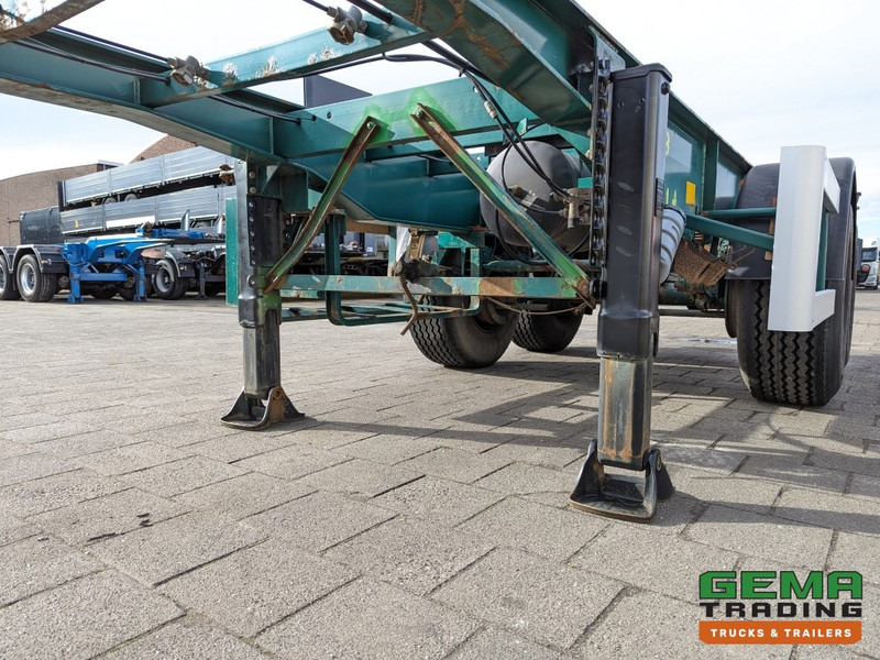 Semirremolque portacontenedore/ Intercambiable Flandria OP CC 2A 20FT 2-Assen ROR DrumBrakes - Leaf Suspension - 3120KG (O1789): foto 8