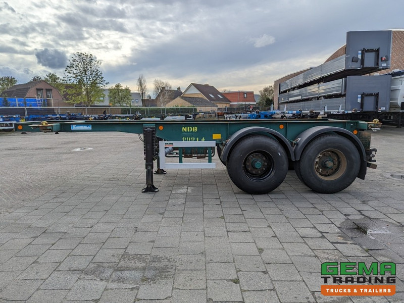 Semirremolque portacontenedore/ Intercambiable Flandria OP CC 2A 20FT 2-Assen ROR DrumBrakes - Leaf Suspension - 3120KG (O1789): foto 12