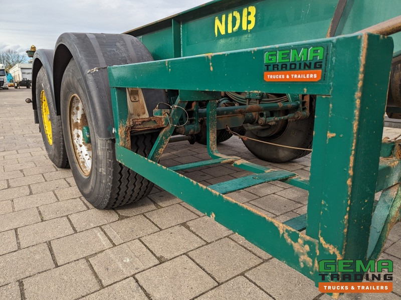 Semirremolque portacontenedore/ Intercambiable Flandria OP CC 2A 20FT 2-Assen ROR DrumBrakes - Leaf Suspension - 3120KG (O1789): foto 9