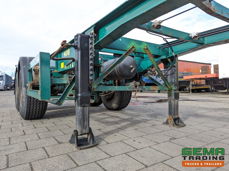 Semirremolque portacontenedore/ Intercambiable Flandria OP CC 2A 20FT 2-Assen ROR DrumBrakes - Leaf Suspension - 3120KG (O1789): foto 7