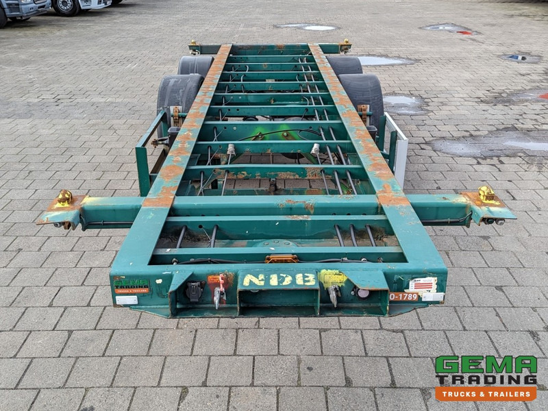 Semirremolque portacontenedore/ Intercambiable Flandria OP CC 2A 20FT 2-Assen ROR DrumBrakes - Leaf Suspension - 3120KG (O1789): foto 6