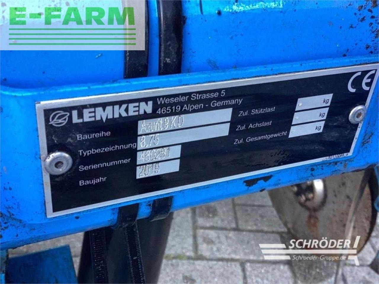 Sembradora de precisión Lemken solitair 23/1900 / azurit 9/8.75 k d: foto 9