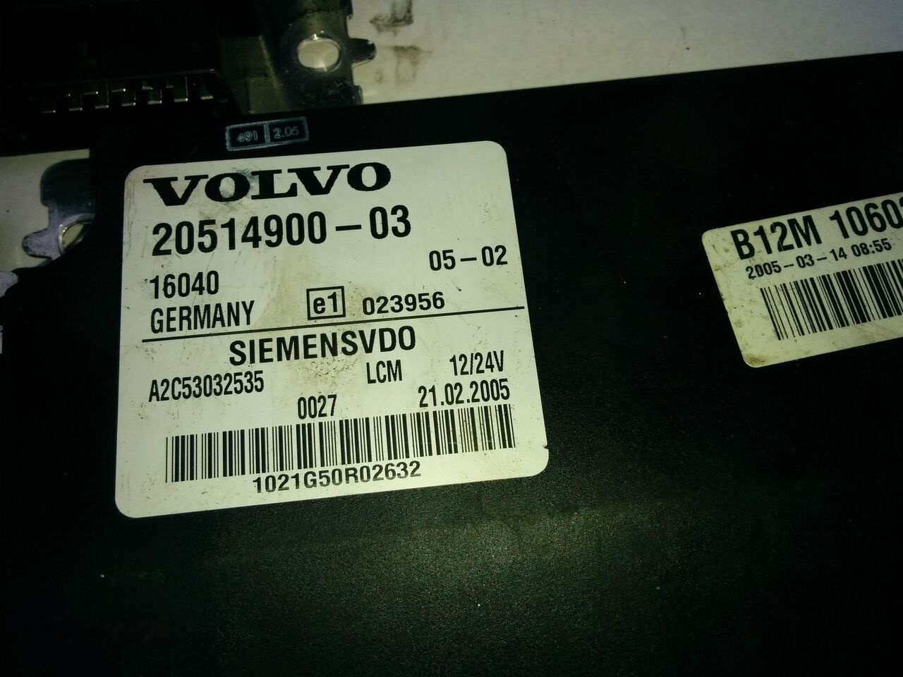 Leasing para  Volvo Siemts VDO 20514900-03 20569213-P03. 20744283-01. 20865208-02.   Volvo B12 Volvo Siemts VDO 20514900-03 20569213-P03. 20744283-01. 20865208-02.   Volvo B12: foto 7