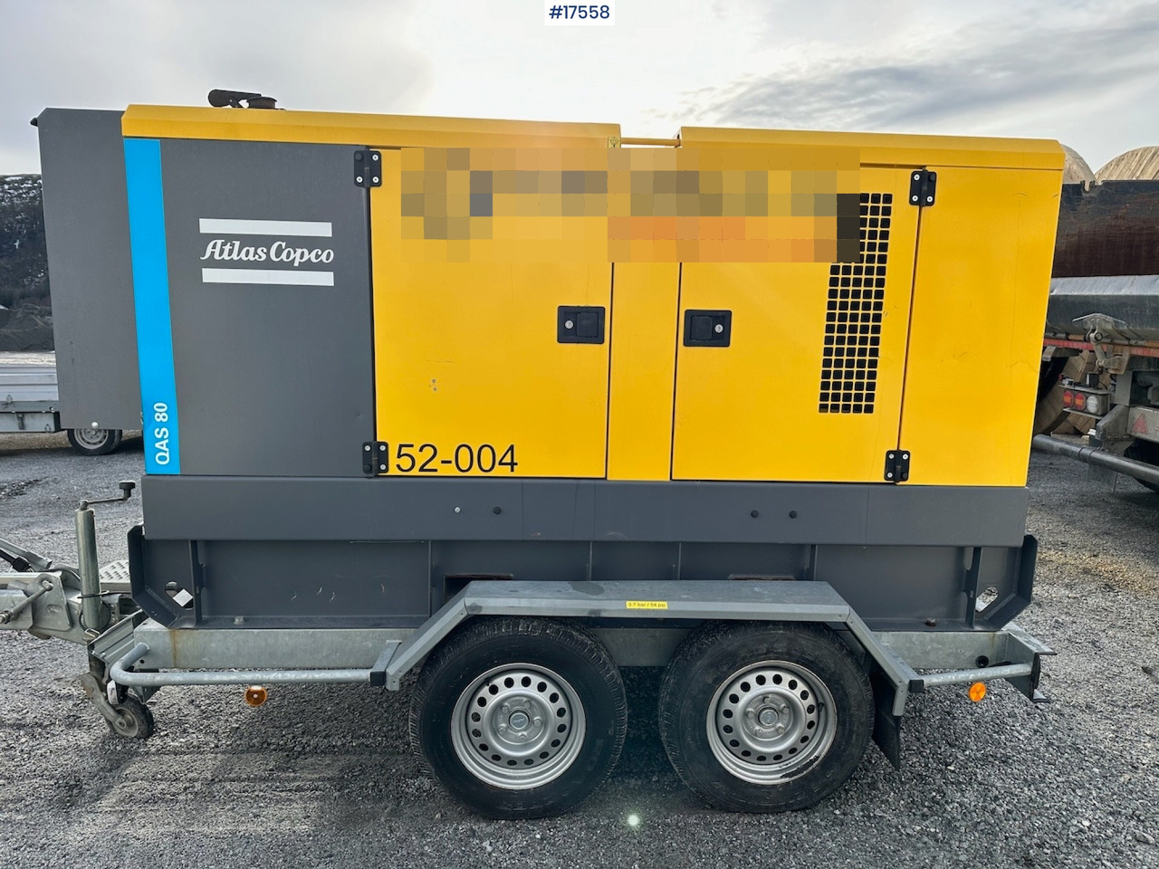 Compresor de aire Atlas Copco QAS80: foto 6