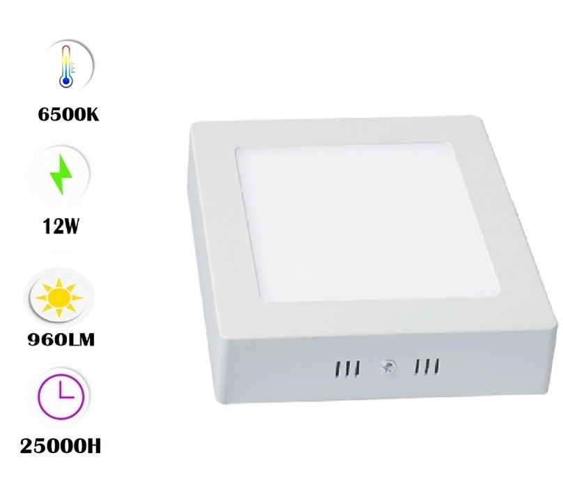 Equipo de construcción Unused 40 x LED Panel Surface Mounted 12W - LED SMD - Round - 6500K (daylight) - 960 Lumens - Dimensions: 160mm x 28mm - (AC220-240V) 50/60 Hz - Driver included - - IP20 - Lifetime: 30,000 hours - Bea: foto 1