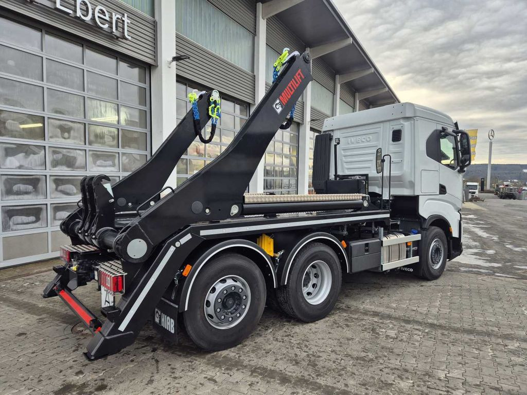 Camión portacontenedor de cadenas nuevo Iveco X-Way AS280X53Y/PS ON Intarder Multilift Funk: foto 8