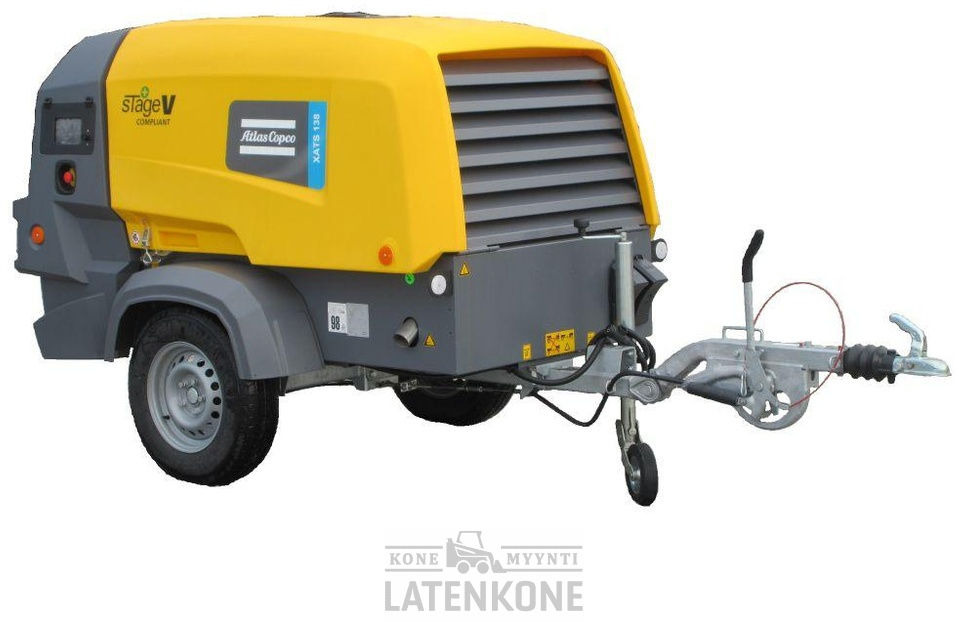 Compresor de aire Atlas Copco XATS 138 StV Vaunukompressori UUSI: foto 6