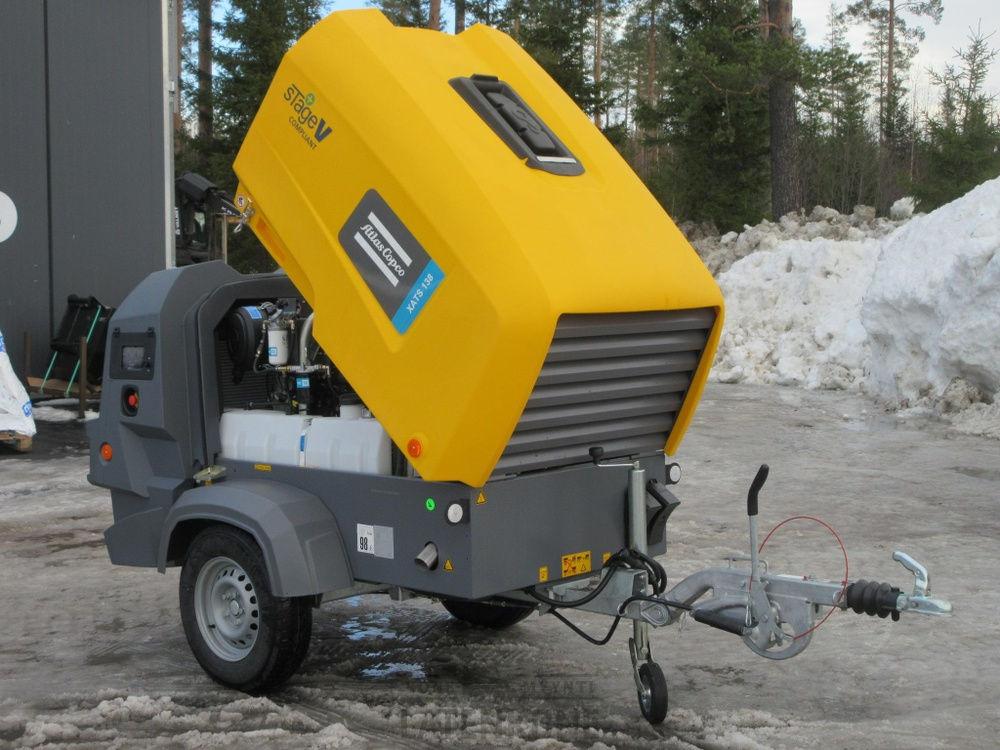 Compresor de aire Atlas Copco XATS 138 StV Vaunukompressori UUSI: foto 7