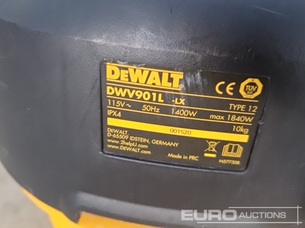 Equipo de construcción Dewalt DWV901L 110 Volt Industrial Vacuum Cleaner: foto 14