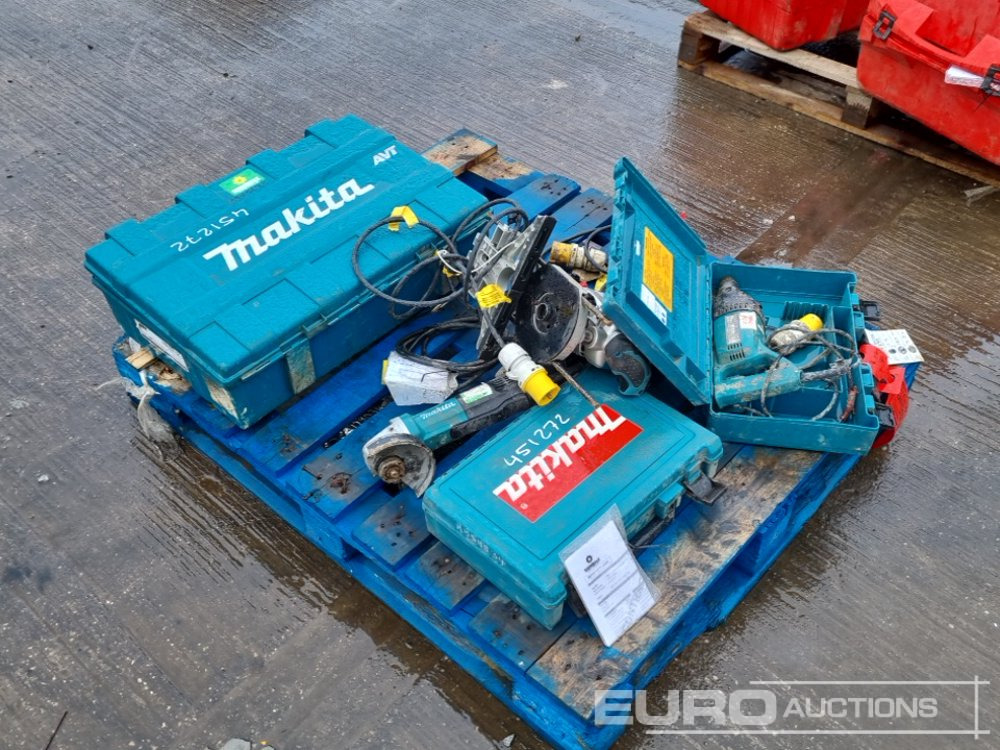 Equipo de construcción Makita 110Volt AVT HR5212C Hammer Drill, RP1801 Plunge Router, 9565P Angle Grinder, GA50 Angle Grinder, 8406 Core Drill (2 of): foto 6