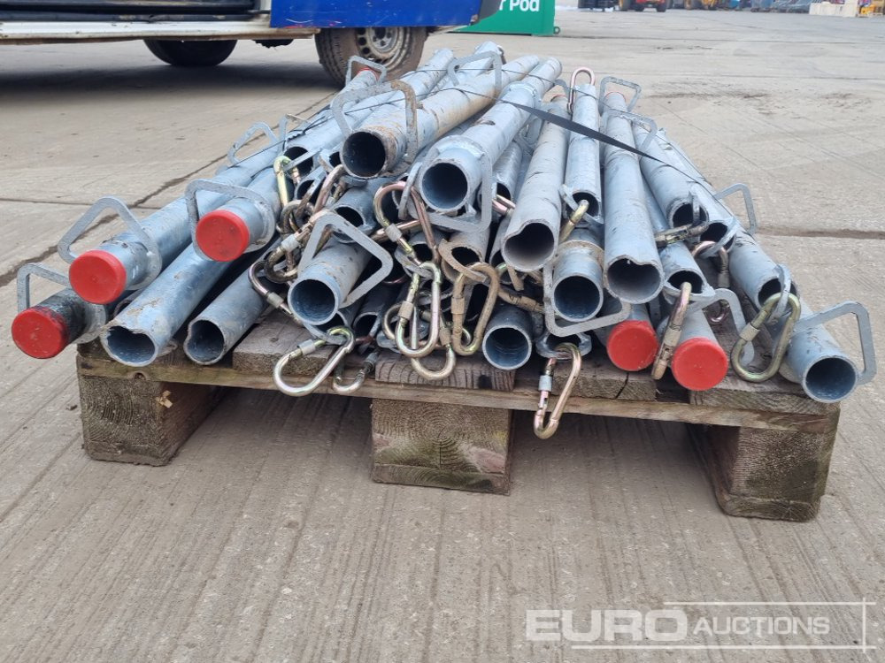 Equipo de construcción Pallet of Scaffolding Barrier Posts: foto 11